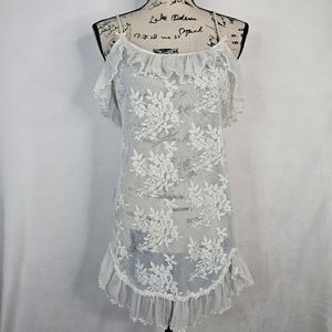 In bloom by jonquil lace chemise slip dress sz XL
